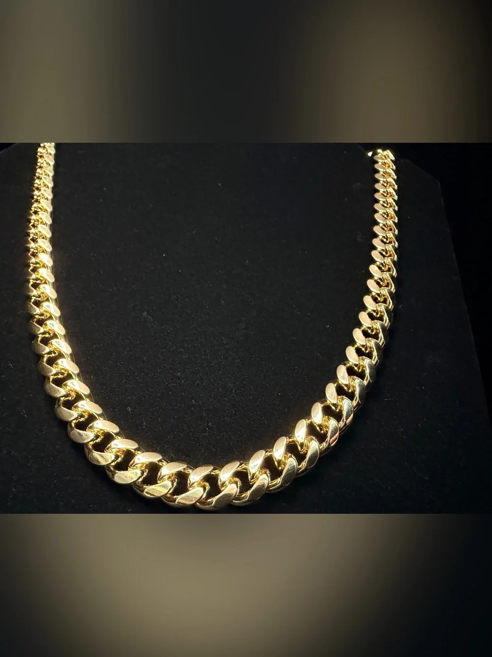 Iced Out Box Lock Cuban 22in 10MM 14K Gold Premium Finish. AAA CZ Brand New